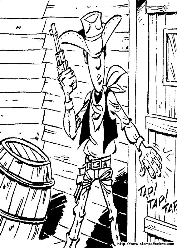 Disegni Lucky Luke